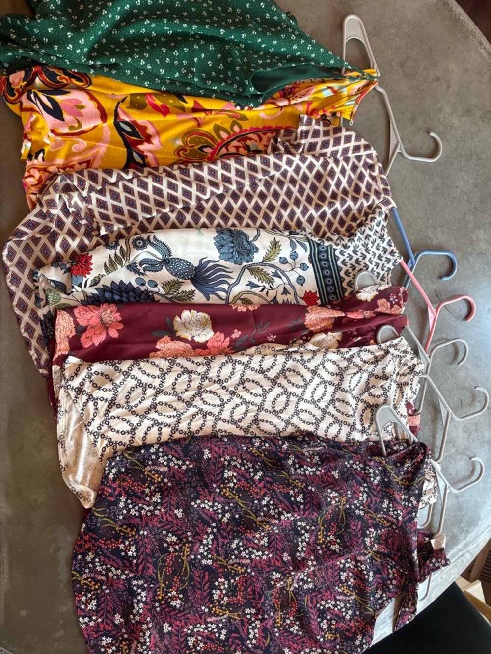 Mixed Printed shirts- Floral & Geometric Patterns
